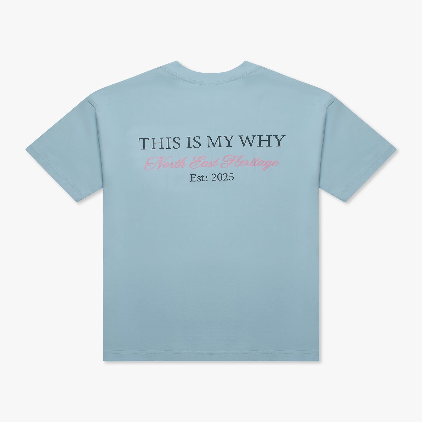 "This is my Why" T-shirt Powder Blue